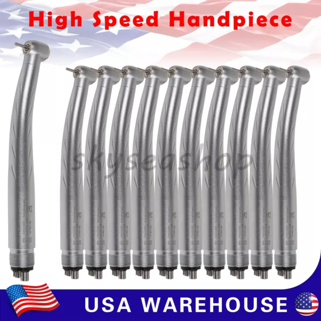 1-10 Dental High Speed Handpiece Fast Drill 3 Way spray 4 Holes air-driven Ere