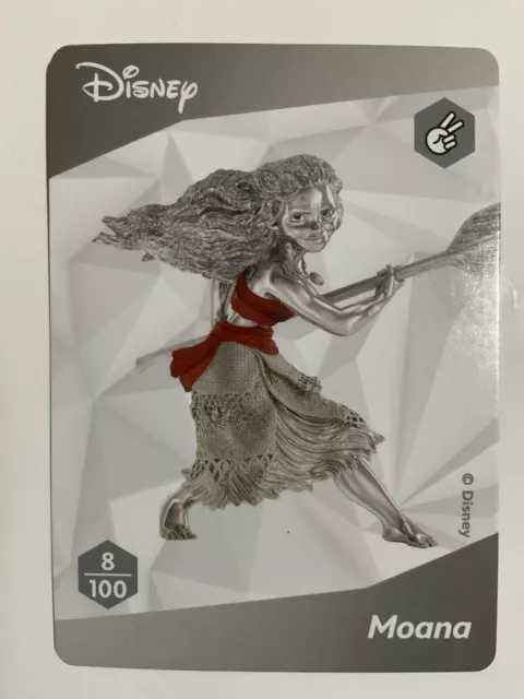 Disney 100 Wonders Collector Card Moana (8/100) Woolworths Promo Pre-owned