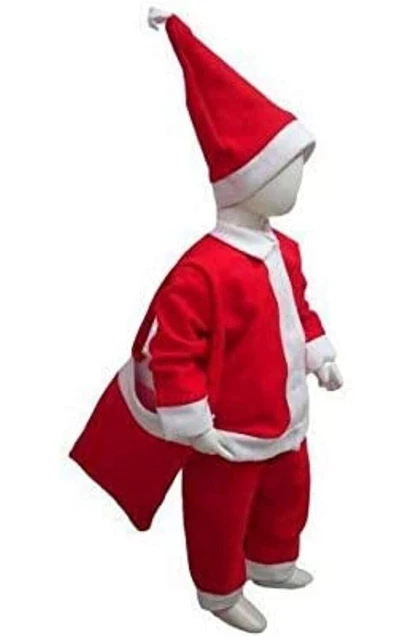 Baby Christmas Babbo Natale Ragazzi Ragazze Cosplay Abiti Costume Set di...