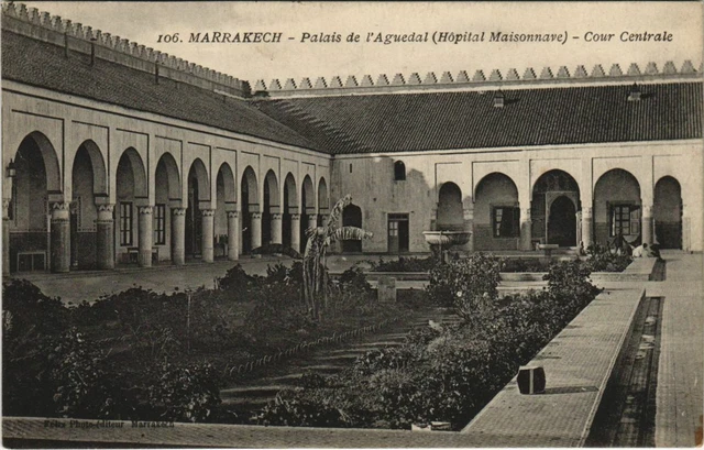 CPA AK Marrakech - Palais de l'Aguedal - Hopital Maisonnave MAROC (1082844)