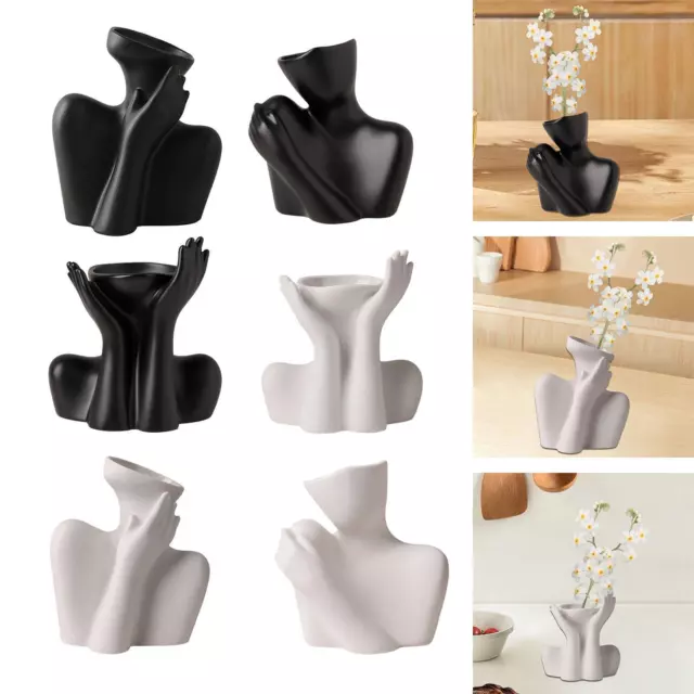 Ceramic Vase for Flowers Planter for Living Room Desktop Flower Arrangement