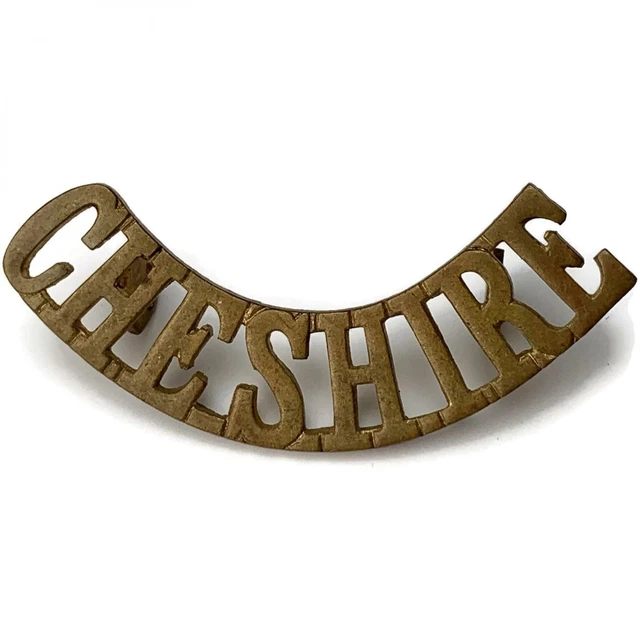 Original Cheshire Regiment Shoulder Title Badge