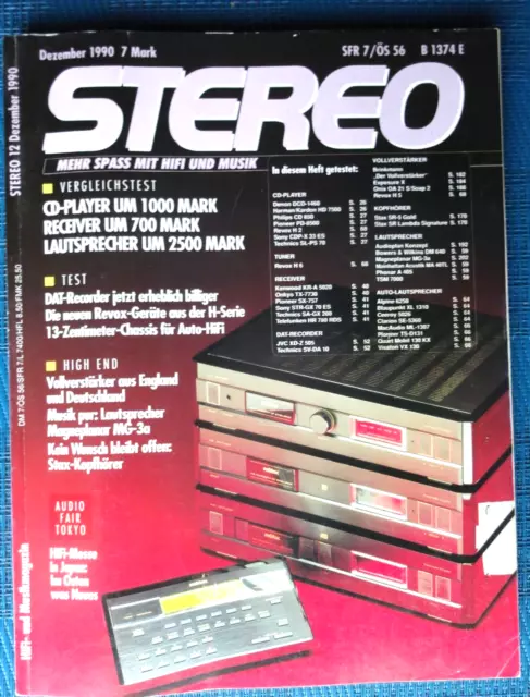 Stereo12/90,Revox H 6,2,5,Jvc Xd Z 505,Technics Sv Da 10,Stax Sr 5 Gold,Lambda S