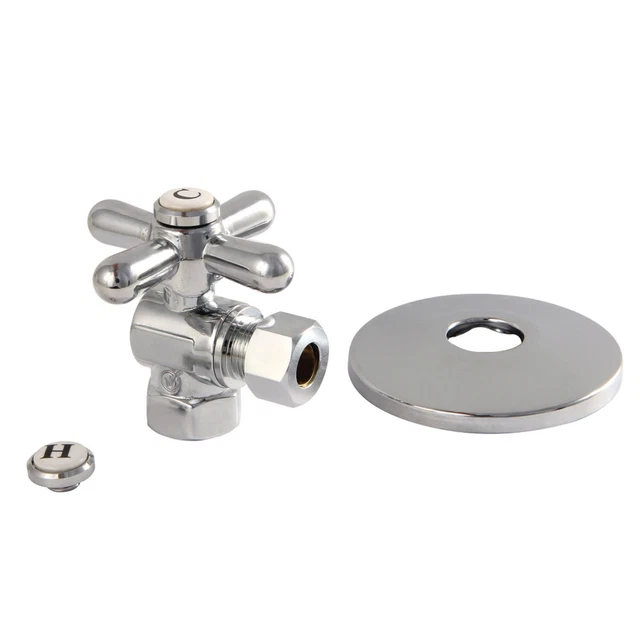 Kingston Brass CC3310.XK Vintage 1-5/8" Brass Angle Stop Valve - Chrome