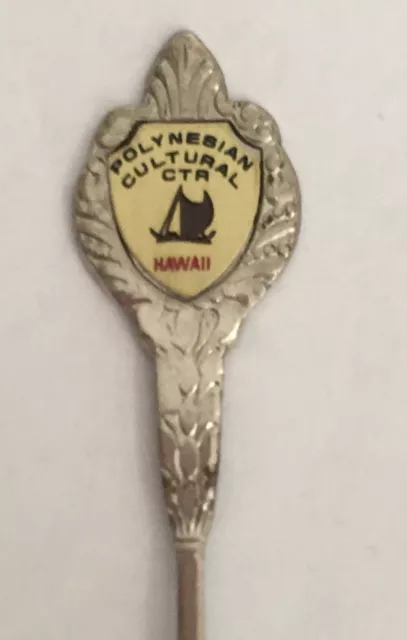 Vintage Souvenir Spoon US Collectible Polynesian Cultural Center Hawaii