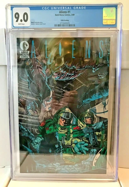 Aliens 1 5Th Print Killer Rare Cgc 9.0 1St Aliens Mcu Dark Horse Comics 1989