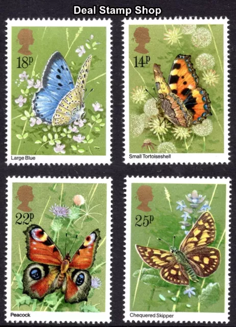 GB 1981 Butterflies SG1151 - SG1156 Unmounted Mint MNH FREEPOST