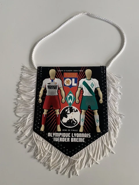 Fanion Football OL Lyon – FC Porto – Coupe D'Europe 2003-2004 – Pennant