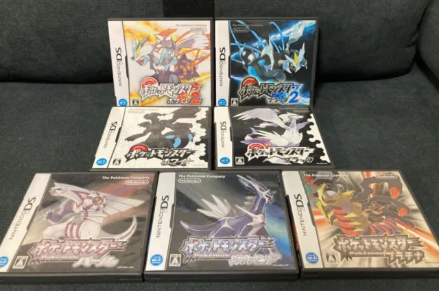 Pokemon Black 1 2 White Pearl Diamond Platinum Nintendo DS Japan getestet