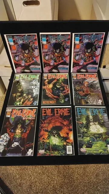 Chaos Comics Evil Ernie comic lot - 1990's and up - Mini-Series', One Shots