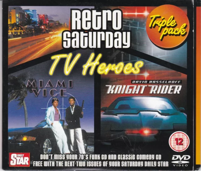 MIAMI VICE / KNIGHT RIDER ( DAILY STAR Newspaper DVD )