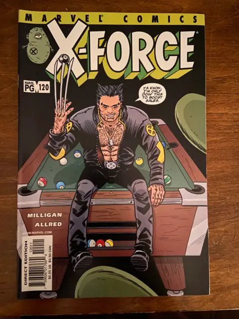 X-FORCE #120 (Marvel,1991) VF/+ Peter Milligan, Mike Allred