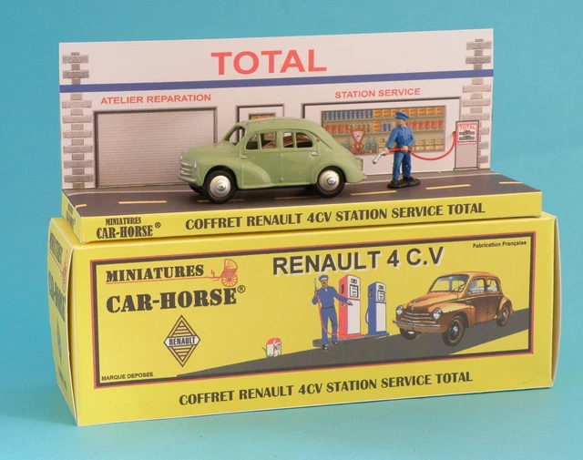 MIGNONNE CUTE RARE ++ CIJ VOITURE MECANIQUE Mechanical car - RENAULT 4CV EUR 344,00 - FR