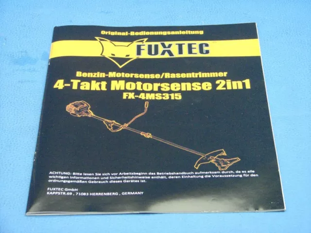 Vergaser Für Fuxtec FX-4MS315 4-Takt Motorsense Rasentrimmer-Ersatzteile  Zubehör