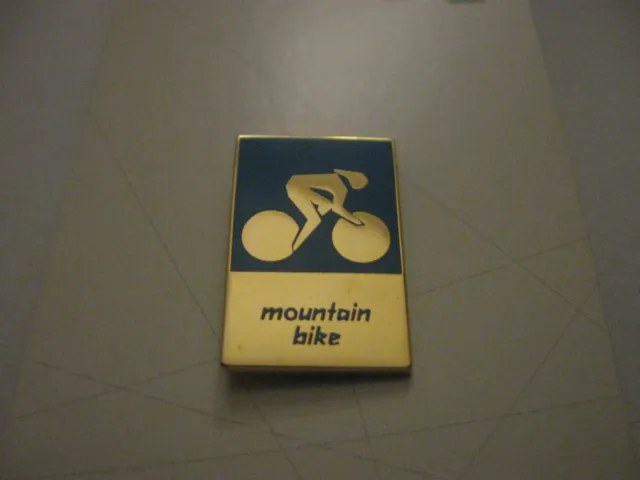 Rare Old 2012 Olympic Games Mountain Bike (2) Enamel Press Pin Badge On Card