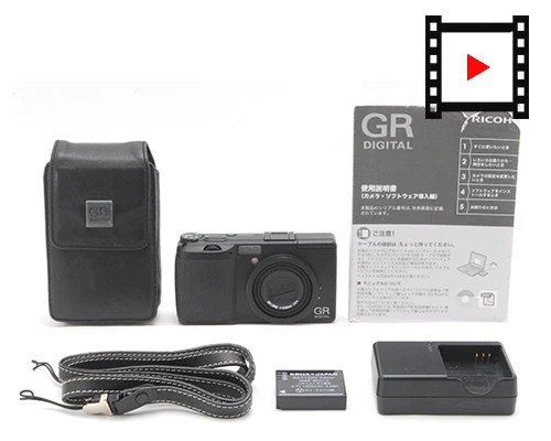 [N MINT w/Case Strap] Ricoh GR Digital 8.1MP Digital Compact Camera Black JAPAN