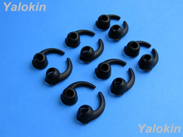 12pcs: 6 Paar S/M/L (B) L+R Ohr Stabilisatoren Helfer Ohrstöpseln für in-Ear