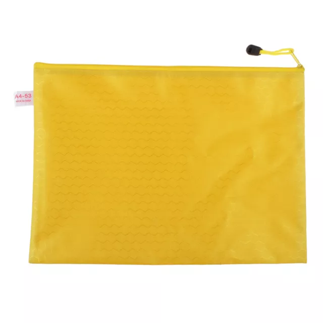 Bolsa de archivo impermeable tamaño A4 bolsa de malla con cremallera para cosméticos