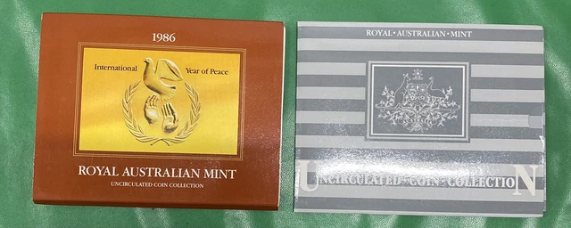 1986 & 1987 mint sets