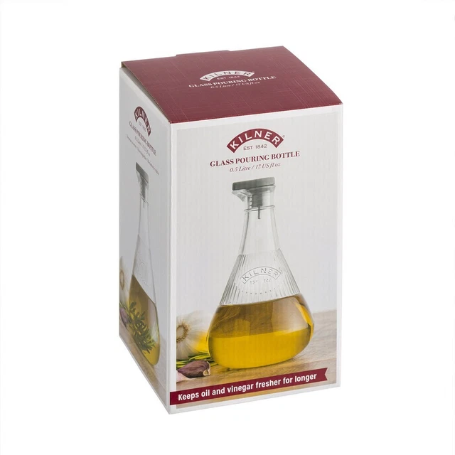 Kilner HAUSRAT Verschließbare Glasflasche, 500 ml