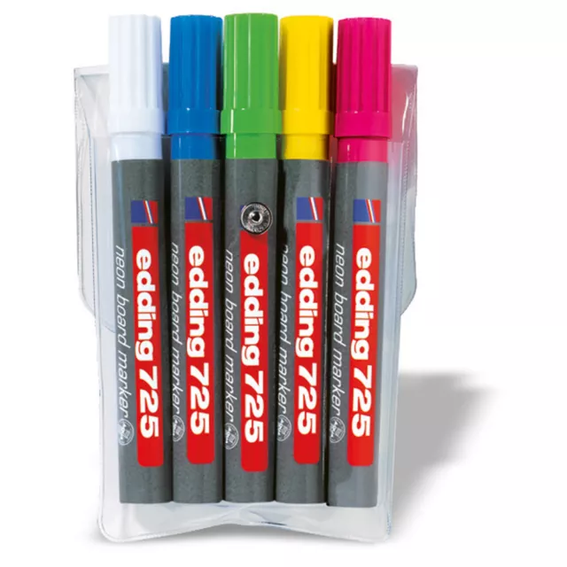 Edding 725 wählbar 2 - 5 mm Neon-Boardmarker Whiteboardmarker Marker Neon