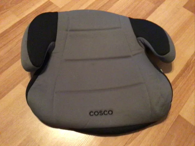 Cosco Backless Booster Car Seat Cushion Cover Part Replacement gray