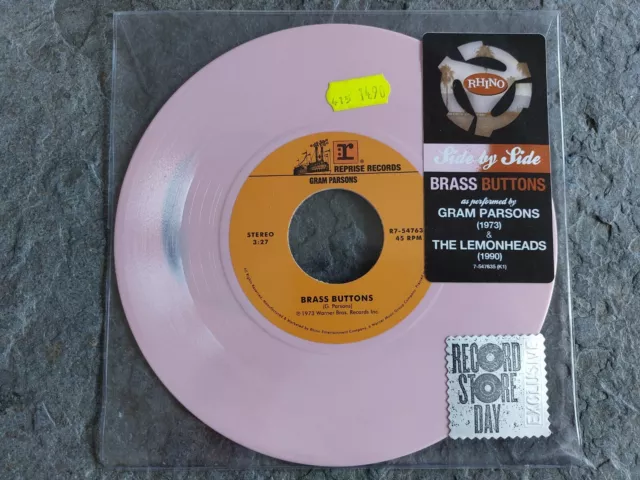 Gram Parsons / Lemonheads - Brass Buttons - 7" Single - OVP