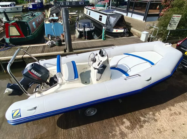 Zodiac Medline 500 Deluxe Sundeck 5M 9Man Rigid Inflatable RIB boat New Trailer