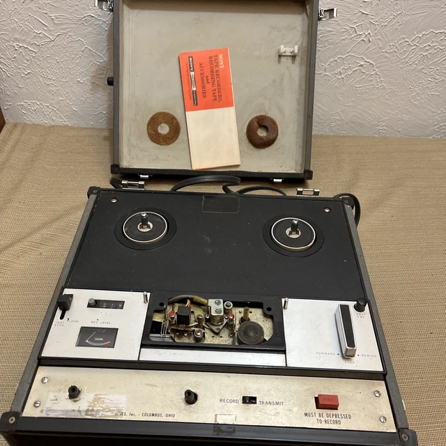 VINTAGE SONY TAPECORDER Reel To Reel Superscope Model TC105A Parts Or