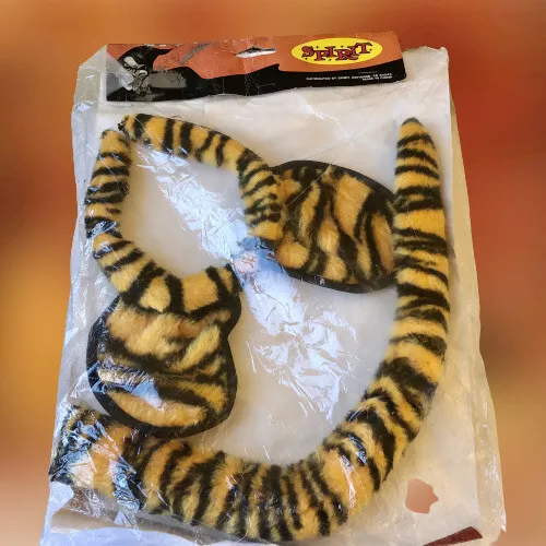 Peter Alan TIGER Costume Mates Accessory Kit Ears + Tail Halloween New