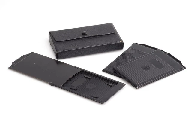 3x Metal Film Holder 3x4 5/8in With Case Sheet-Film (1695489288)