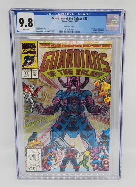 CGC 9.8 Guardians of the Galaxy #25 Collector's Edition FOIL Cover Galactus NM/M