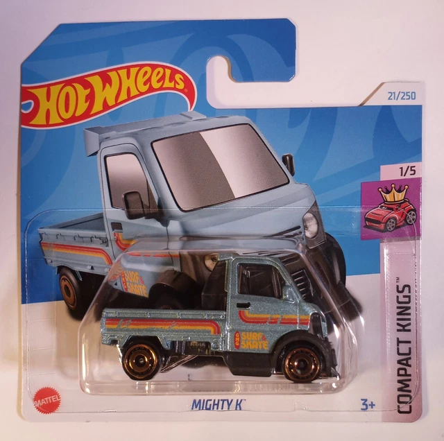 HOT WHEELS 2024 A Case Mighty K Blue Compact Kings Series Short Card In