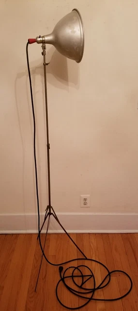 Trípode y lámpara ajustables vintage para estudio de fotografía Victor