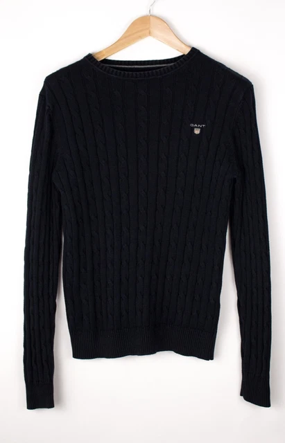 GANT Uomo Casual Cotone Maglione TAGLIA S