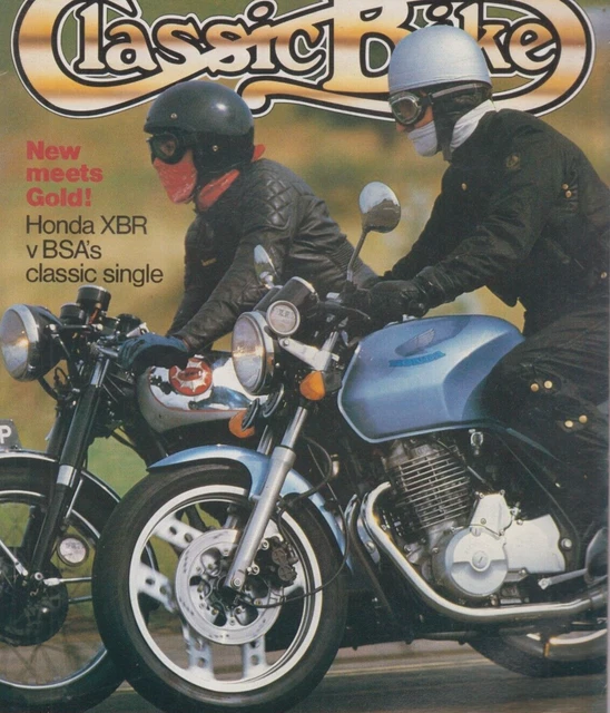 Motorcycle BSA 500 cc Gold Star DBD 34 & Honda XBR 500 cc  collection