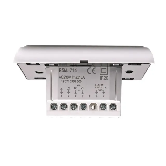 Thermostat LCD programmable hebdomadaire pour chauffage au sol caractéristiques