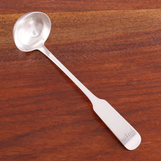 David Manson Scottish Provincial Dundee Sterling Silver Sauce / Toddy Ladle 1806