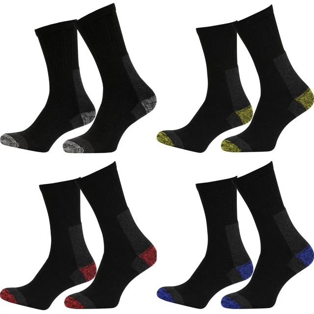 Mens Heavy Duty Extra Thick Work Padded Cushioned Boot Work Socks |  Free Beanie