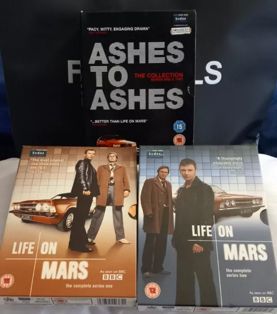 Ashes To Ashes Life On Mars Complete BBC Series DVD Box Sets All 40 Episodes