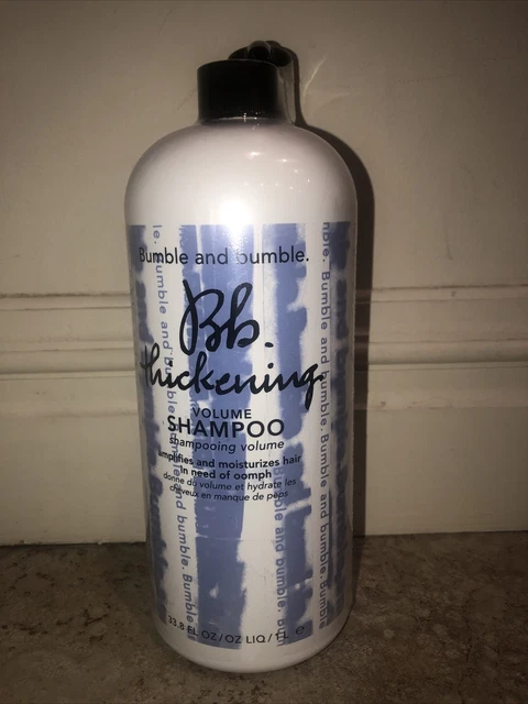 BUMBLE AND BUMBLE THICKENING VOLUME SHAMPOO 33.8  Oz 1 L Amplifies Hair JUMBO PK
