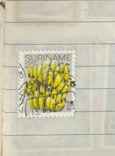 Suriname - Postage Stamps - Used on paper 1980s