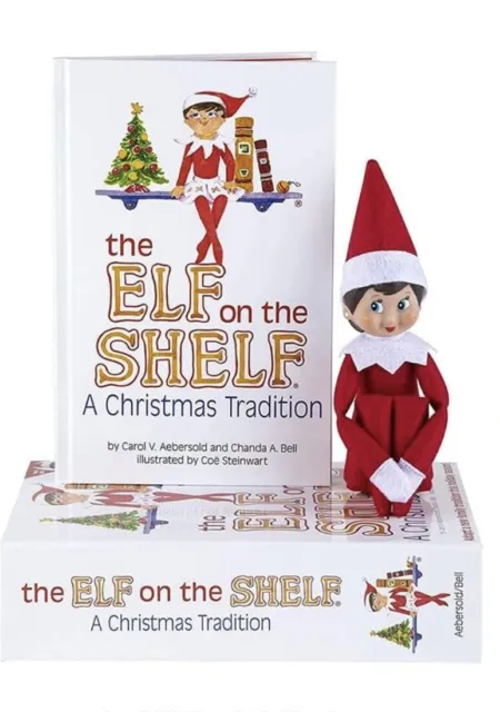 The Elf on the Shelf Girl Light Red And White A Christmas Tradition Expedited