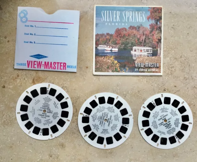 VIEW MASTER  3 Scheiben SILVER SPRINGS FLORIDA      (A962)