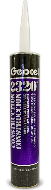 Geocel Case of 24 Units 2320 Tripolymer Sealant Choose White, Clear, Grey 2