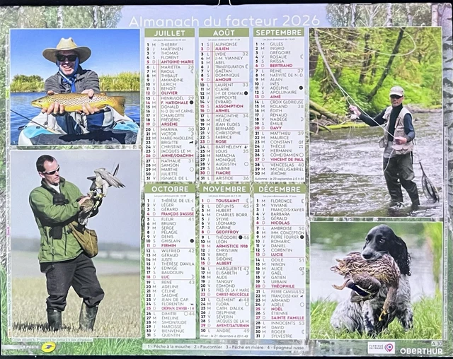 calendriers-la-poste-almanachs-2026-chasse-et-p-che-eur-10-00-picclick-fr