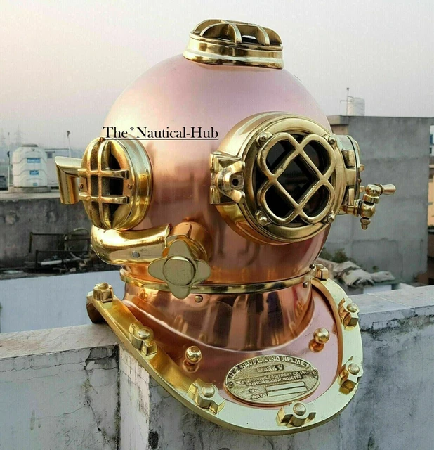 CASQUE DE PLONGÉE Us Navy Mark V Réplique Casque De Plongée Ancien En
