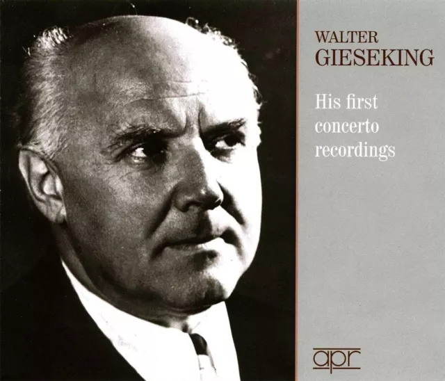 Audio Cd Walter Gieseking: His First Concerto Recordings