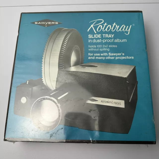 Sawyer's Rototray Rotary Projector Slide Tray 100 2x2 Brand New Sealed