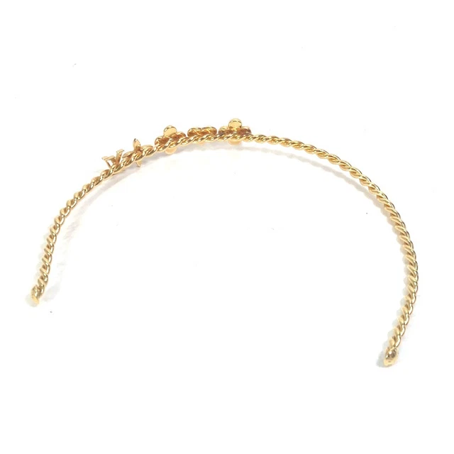 LOUIS VUITTON M65488 Seretet Hair band Hair accessories Katyusha Metal Gold